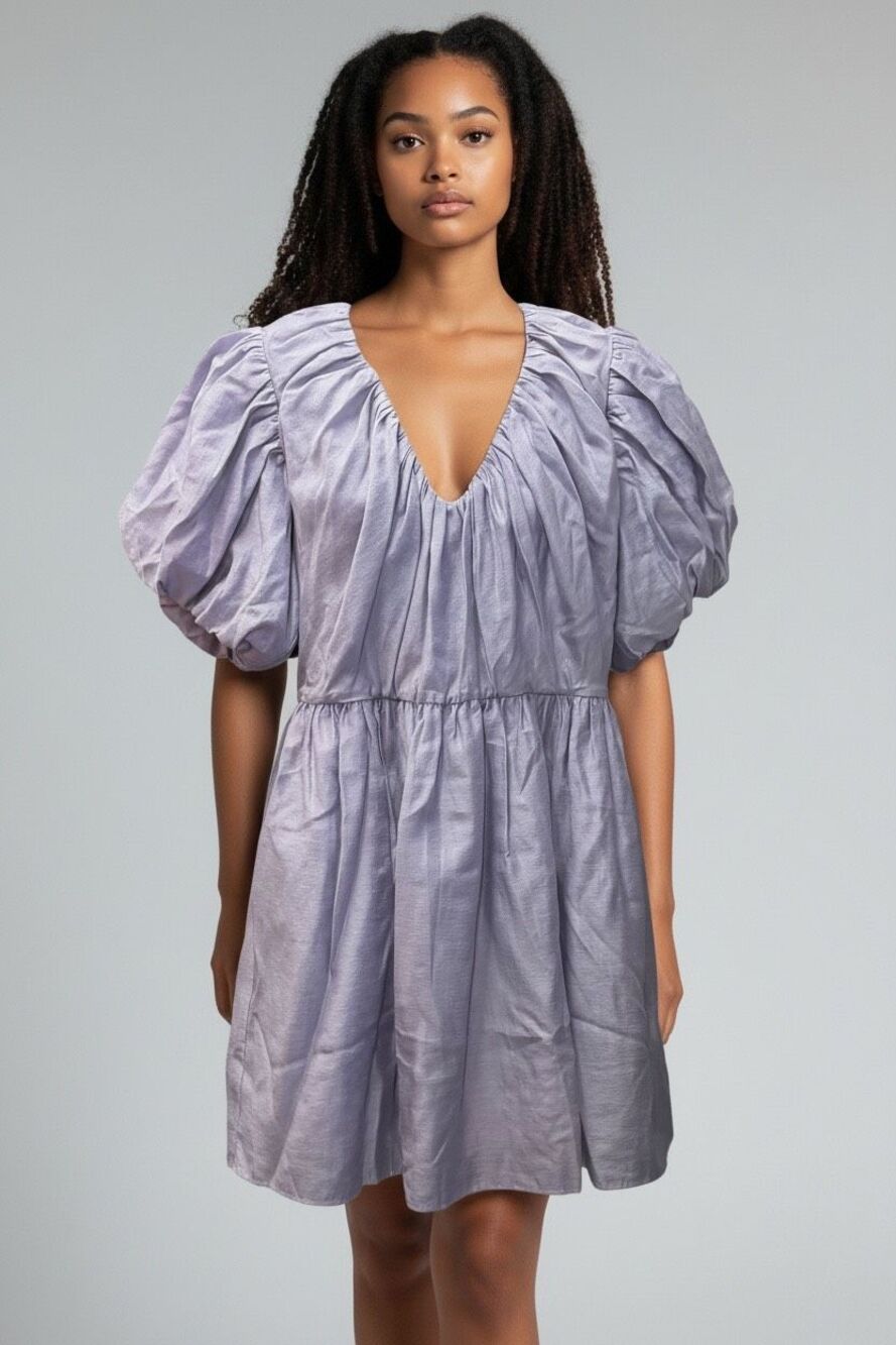 CROSBY BY MOLLIE BURCH RAINES MINI DRESS in Wisteria NWT Size Large